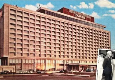  ??  ?? rich history Hotel InterConti­nental Manila; (inset) The hotel’s opening in 1969; (below) The old Cafe Jeepney