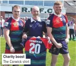  ??  ?? Charity boost The Corwick shirt