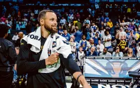  ?? Scott Kinser/Special to the Chronicle ?? Warriors guard Stephen Curry has purchased a building near Chase Center for his company, Thirty Ink.