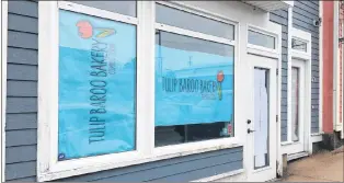  ?? KENN OLIVER/THE TELEGRAM ?? Tulip Baroo Bakery’s new home is the former Fixed Coffee Shop at 59 Harvey Rd.