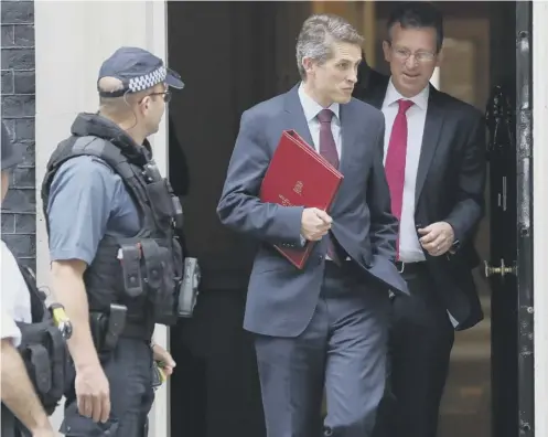 ??  ?? 0 Gavin Williamson denies being involved in the leak and says a formal inquiry would have vindicated my position