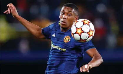  ?? ?? Anthony Martial in action for Manchester United against Villarreal last month. Photograph: Eric Alonso/Getty Images