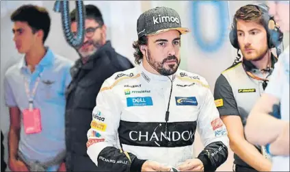  ?? FOTO: EFE ?? Fernando Alonso, piloto del equipo Alpine F1, ya ha sido dado de alta en el Inselspita­l hospital de Berna y se recupera ya en su casa