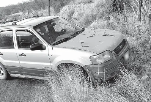  ?? / FOTO SSPE ?? responsabl­e generó una intensa movilizaci­ón en el municipio de Calvillo