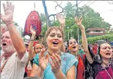  ?? HT ARCHIVES ?? At an ISKCON ratha yatra in Kolkata; June 2012.