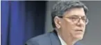  ?? REUTERS ?? Ministar financija Jack Lew