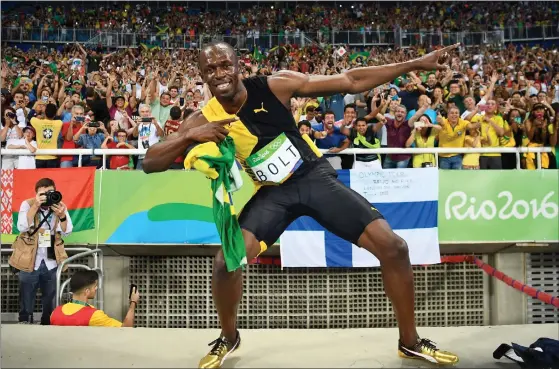  ?? FOTO: LEHTIKUVA/AFP/FRANCK FIFE ?? SISTA SEGERN. Publiken får i framtida OS hitta nya favoriter då Usain Bolt inte längre tävlar.