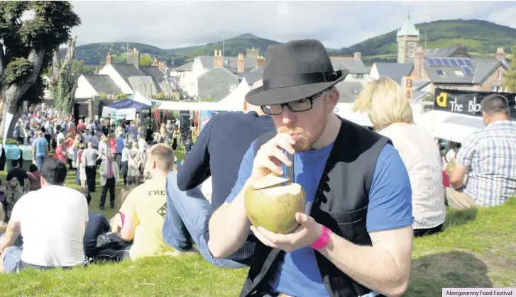  ??  ?? Abergavenn­y Food Festival