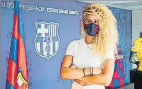  ?? FOTO: FCB ?? Será la tercera temporada de Kheira Hamraoui en el Barça
La francesa llegó en 2018