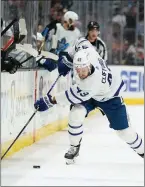  ?? ?? The Associated Press
The NHL suspended Maple Leafs forward Kyle Clifford one game for boarding against the Tampa Bay Lightning on Monday.