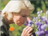  ??  ?? SCENT AND SENSIBILIT­Y: Millions around the world suffer from anosmia, or a severe loss of smell, but a new treatment may help restore it.