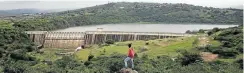  ?? Picture: Sandile Ndlovu ?? Hazelmere Dam in KwaZulu-Natal, at 41.1% of its new capacity.