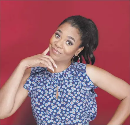  ?? Kirk McKoy Los Angeles Times ?? REGINA HALL is headed to the screen in “Support the Girls,” portraying a nurturing general manager at a Hooters-type restaurant.