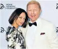  ??  ?? Boris Becker, pictured with his wife Lilly, says: ‘Believe me, I haven’t stolen a thing’