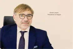  ??  ?? Daniel Lanaro, Presidente di Integris