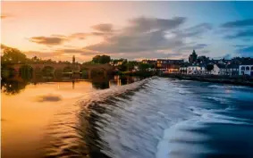  ??  ?? Opposite: SF’s guide to some of the great places to visit on the SWC300. Below: The River Nith and old bridge at Dumfries.