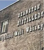  ??  ?? 0 Deanston is one of the distilleri­es helping workers at a tough time