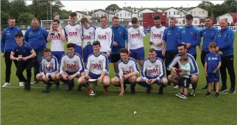  ??  ?? The Merville team who defeated Chaffpool 3-1 in the Frank Kennedy Cup final.