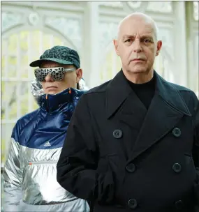  ?? ?? Pet Shop Boys Chris Lowe and Neil Tennant