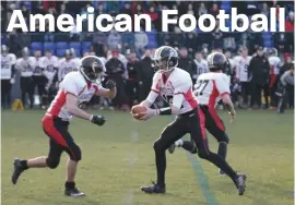  ??  ?? American Football action | Photo Gary Kerr