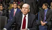  ?? MELINA MARA / WASHINGTON POST ?? Then-CIA director nominee John Brennan attends his confirmati­on hearing on Feb. 7, 2013. Brennan had his clearing revoked last week.