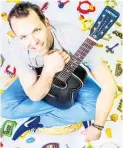  ??  ?? The 41-year-old from Co Meath is a singer/songwriter of children’s music and is touring Northern Ireland this spring. He is married to Brigid (40) and they have two children, Eoin (8) and Aisling (5)