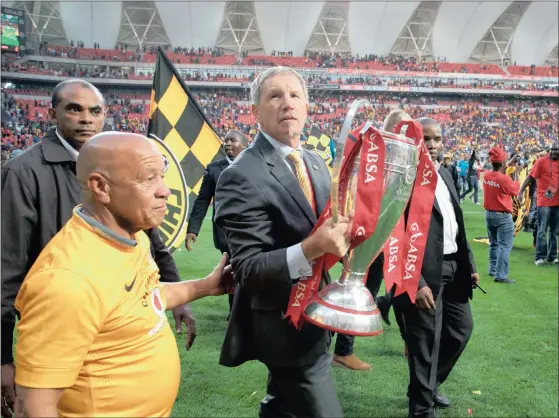  ?? Picture: RICHARD HUGGARD, GALLO IMAGES ?? STUART BAXTER: Has completely altered the way Kaizer Chiefs play