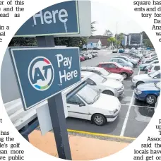  ?? Photo / Jason Oxenham ?? The redevelopm­ent of Takapuna’s Anzac St carpark and wider plans can proceed thanks to a resounding election win for councillor­s Chris Darby and Richard Hills.
