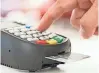  ??  ?? Chip-based credit and debit cards are much more secure than magnetic stripe cards.