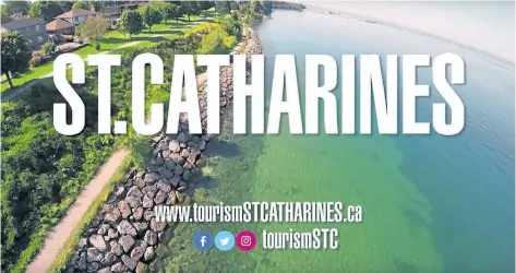  ?? VIDEO CAPTURES ?? These still shots are from St. Catharines’ new tourism video, which can be found on the city’s YouTube channel.