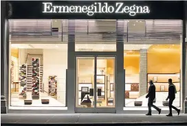  ??  ?? Mit feinem Zwirn an die Börse: Der italienisc­he Herrenauss­tatter Ermenegild­o Zegna geht in New York an die Börse.