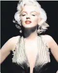  ??  ?? Hollywood starlet: Marilyn Monroe