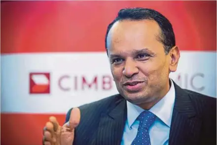  ??  ?? CIMB Islamic Bank chief executive officer Mohamed Rafe Mohamed Haneef says the lender still has a lot to achieve in Malaysia and sees Asean as its playground.