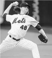  ?? COREY SIPKIN/NEW YORK DAILY NEWS ?? Stetson alum and Central Florida native Jacob deGrom struck out six and held the Yankees to one run May 15, 2014.