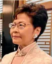  ??  ?? Carrie Lam