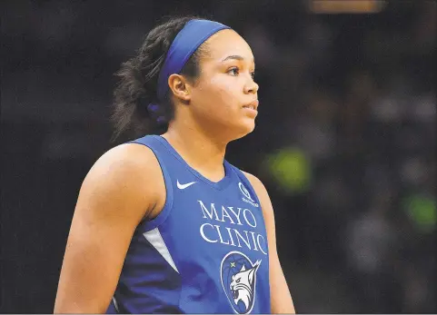  ?? Sam Wasson / Getty Images ?? Former UConn star Napheesa Collier was WNBA Rookie of the Year last season with the Minnesota Lynx.