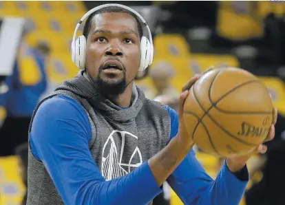  ??  ?? Kevin Durant, delantero de los Warriors de Golden State