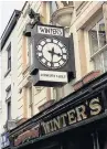  ??  ?? ●●Still wrong - Winter’s clock on Hillgate