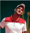  ??  ?? Novak Djokovic has missed out at the Monte Carlo Masters, after being beaten in the round of 16.