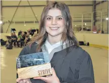  ?? ?? Megan Manuel Murphy was awarded the NSCC Gold Medal which goes to a graduating student who has achieved the highest academic standing. The New Glasgow resident graduated with honours from the office administra­tion program.