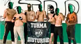  ?? ?? A Turma do Distúrbio é um dos grupos de `casuals' do Sporting