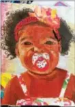  ?? SUBMITTED PHOTO ?? A piece of artwork created by Bianca Roberson, a painting of her niece Mya.