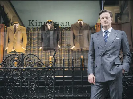  ??  JAAP BUITENDIJK/20TH CENTURY FOX ?? Colin Firth stars as Harry, an impeccably suave spy, in Kingsman: The Secret Service.