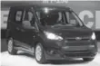  ??  ?? The Transit Connect will put Ford back into the minivan market.