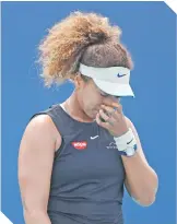  ?? / AFP ?? Osaka fue exhibida por la griega Maria Sakkari, en cuartos de Miami.