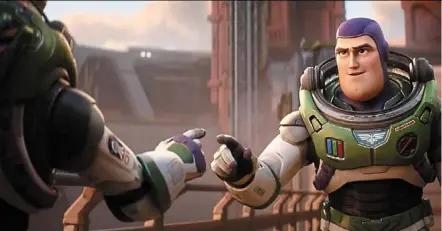  ?? ?? Lightyear is the origin story for the character we see in Toy Story films. — Handout