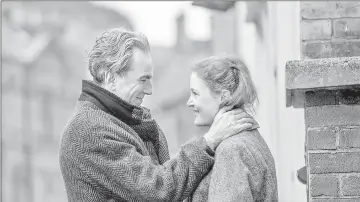  ??  ?? Day-Lewis and Krieps in ‘Phantom Thread’. — Courtesy of Focus Features