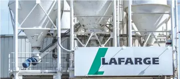  ??  ?? Lafarge, sales volume for the three months to September 2020 were 7 percent ahead of the comparativ­e prior year