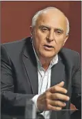  ?? CEDOC PERFIL ?? LIFSCHITZ. Hace un mes firmó el acuerdo con Bullrich.