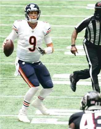  ?? BRYNN ANDERSON/AP ?? Quarterbac­k Nick Foles rallied the Bears from a 16-point deficit against the Falcons.
